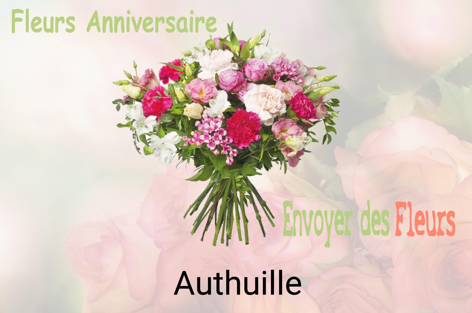 Bouquet de fleurs d’anniversaire livré à Authuille