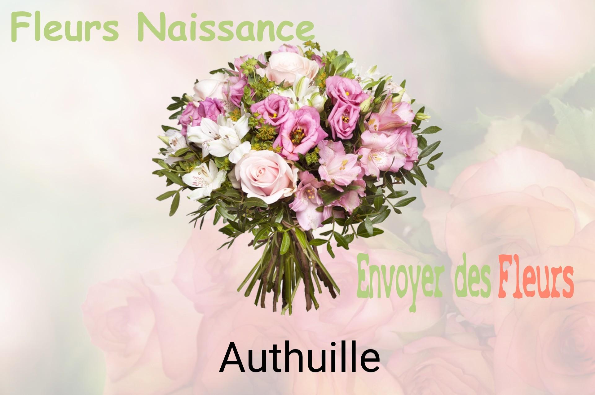 Bouquet de fleurs de naissance livré à Authuille